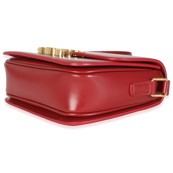 Celine Red Shiny Calfskin Teen Triomphe - Picture 7 of 8